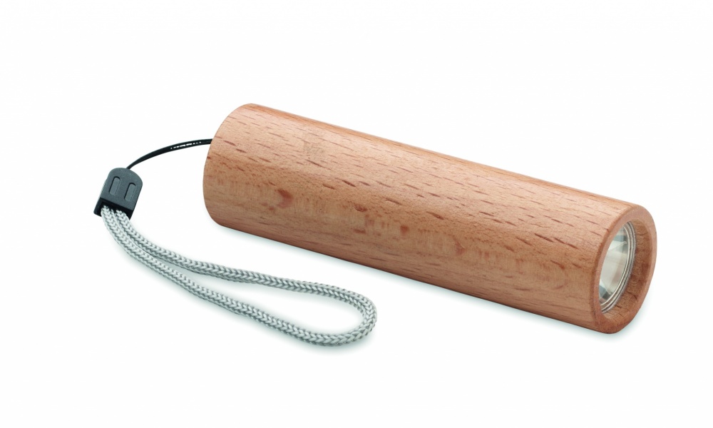 Logotrade ärikingitused pilt: Pöögipuidust laetav taskulamp